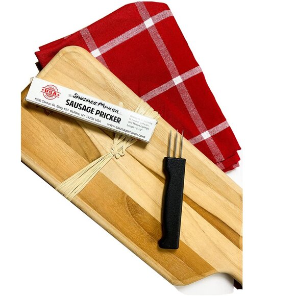 KitchenAid Sausage Stuffer Mixer Attachment + Home Sausage Making Book + Pricker - Picture 8 of 16